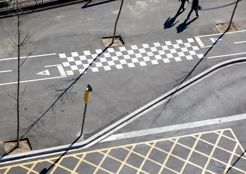 Commercial Parking lot striping service